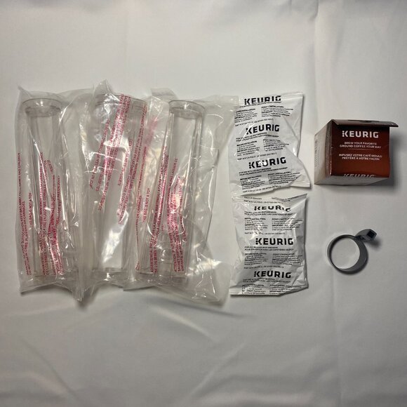Keurig K Supreme Plus Reusable My K-Cup Filter, Filter Holder, Filter 7 Pcs New - Picture 2 of 9
